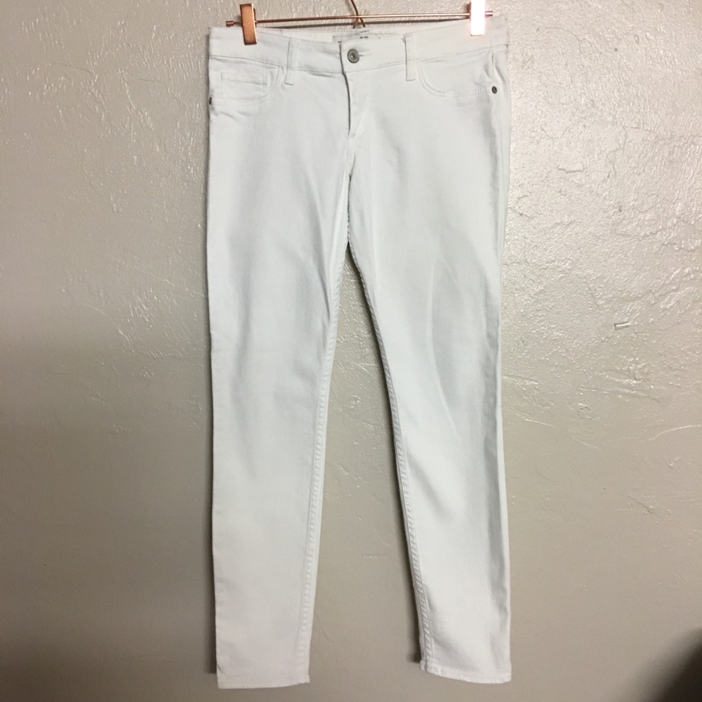 ABERCROMBIE & FITCH White Denim Jeans